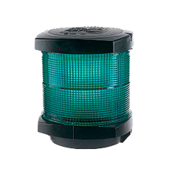Hella Serie 2984 Signaallamp, 12V - 25W, 360Â¦, BSH-2NM, zwart huis met groene lens