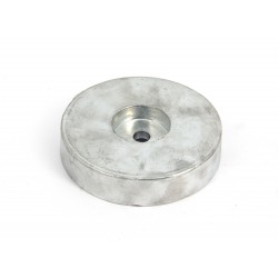 Stern anode model  Disk  zink, 140mm, bruto gewicht 2,7kg