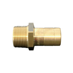 Hep2o Messing aansluitstuk 3-4 budr.x 22 mm