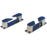 allpa RVS Verhaalklamp links, afm. 115x27x30mm, boegmontage