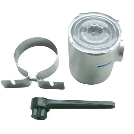 Kleine wierpot + sleutel+ RVS beugel 3-4