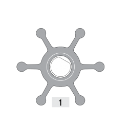 Johnson Pump impeller 1077B-9
