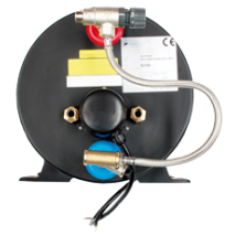 Johnson Pump RVS scheepsboiler  AquaH , 1200W - 45l, rond model, gewicht 15,0kg