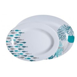 28009 - Coastal Oval Serving Platters (2pcs)