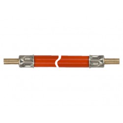 Gas verlengslang 60 cm 2 x 8 mm buis glad