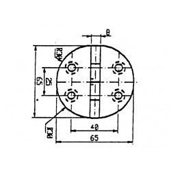 SCHARNIER DIA 65 90 GR