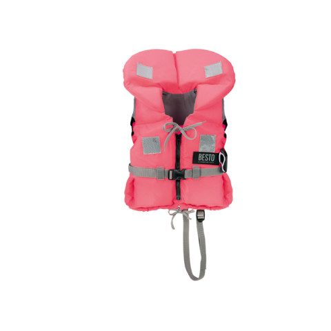 Reddingvest Racingbelt pink 100N no 4 junior