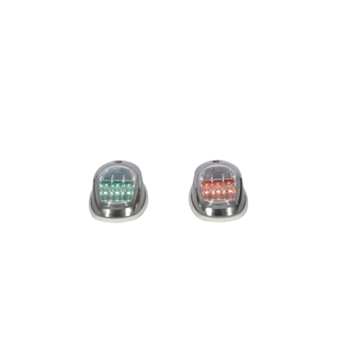 LED NAVIGATIEVERLICHTING RVS OPBOUW SET (SB+BB)