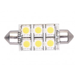 S-LED 6 FESTOON 10-30V 42MM