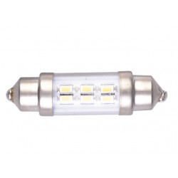 S-LED 3 FESTOON 10-30V 37MM K.WIT