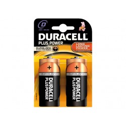 DURACELL PLUS MN1300, D, 2-PACK