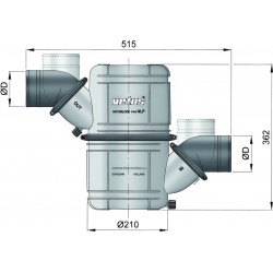 Waterlock type NLP50S met extra grote inhoud