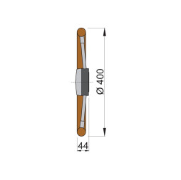 Kunststof stuurwiel PRO diam 40 cm