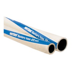 Sanitair slang 16x27mm wit, geurdicht per m