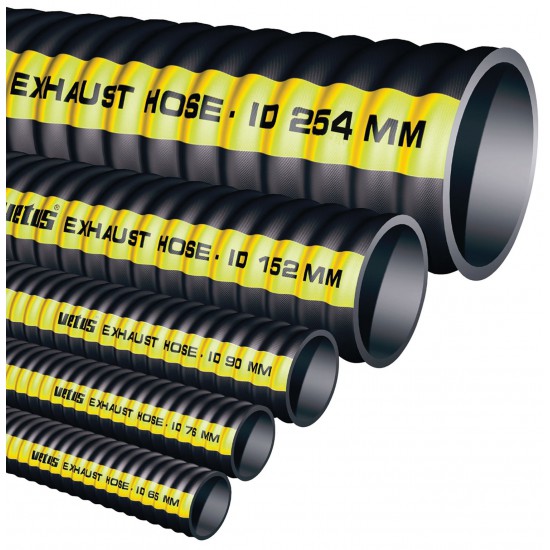 Meter uitlaatslang rubber, D 51mm