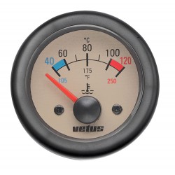 Temperatuurmeter 12V 40-120Â¦ D=52mm beige