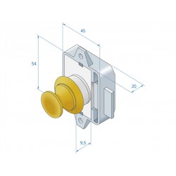 Ring chroom 16mm