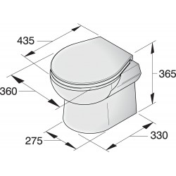 Toilet type SMTO, 12V