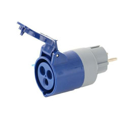 Adapter Schuko naar CEE 16A