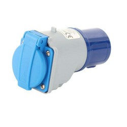 Adapter CEE naar Schuko 16A