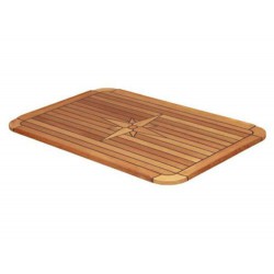 Tafelblad teak 'classic' 58x90cm