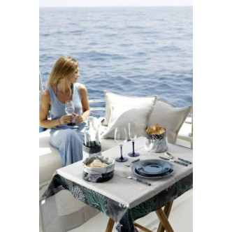 16924Z - Party Blue Wine Cup Ecozen - 6 u