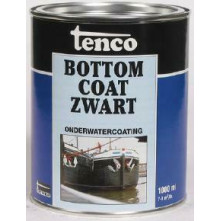 Tenco bottomcoat 2.5 lt zwart
