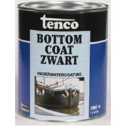 Tenco bottomcoat 2.5 lt zwart