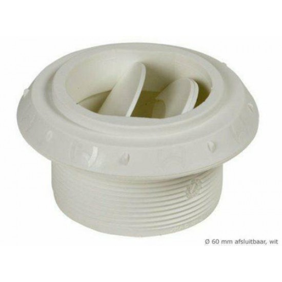 AIR-OUTLET D60 90 DEGREES WHITE