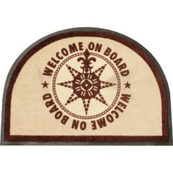 41218 - Welcome - On Board Round - Brown - 1 pc