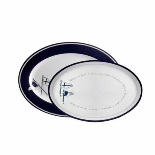 27009 - Welcome Oval Serving Platters - 1 set