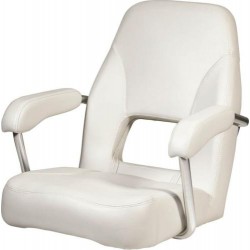 Stoel  Sailor  skai wit, AISI 304 arm rests