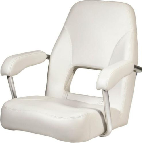 Stoel  Sailor  skai wit, AISI 304 arm rests