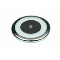 Led opbouw plafonniere RVS 106mm 10-30V 3000K 6W dimbaar