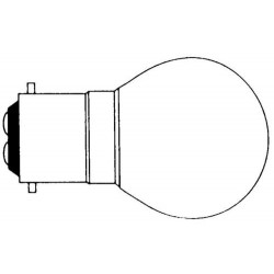 LAMP 24V 25W B22 KOGEL MAT