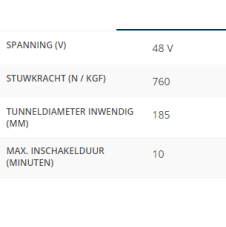 BOWPRO764 AC Bow Thruster 76kgf 48V