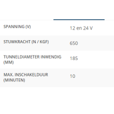 BOWPRO65 AC boegschroef 65kgf 12-24V