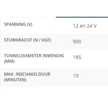 BOWPRO90 AC boegschroef 90kgf 12-24V