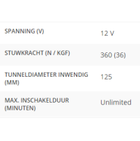 BOWPRO361 AC boegschroef 36kgf 12V