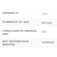 BOWPRO651 AC boegschroef 65kgf 12V