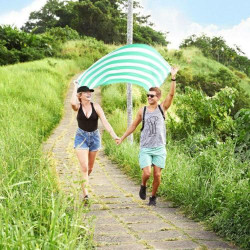 Beach Towels Cabana Narrabeen Green XL