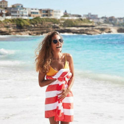 Beach Towels Cabana Waikiki Coral XL