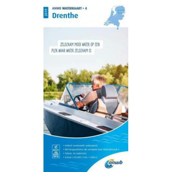 ANWB Waterkaart 4. Drenthe 2019