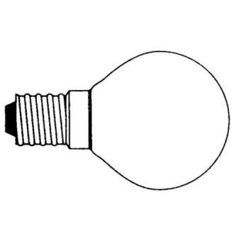 LAMP 24V 40W E14 KOGEL MAT