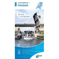 ANWB Waterkaart 1. Friesland 2019