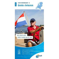 ANWB Waterkaart 8. Grote Rivieren 2019