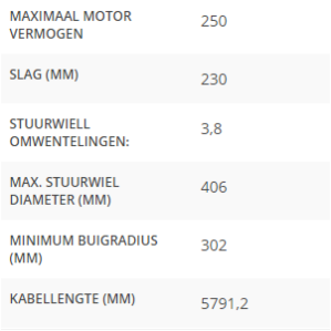 High stuurkabel 19 ft.