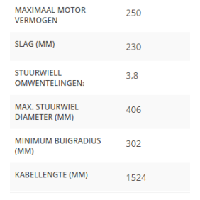 High stuurkabel 5 ft.