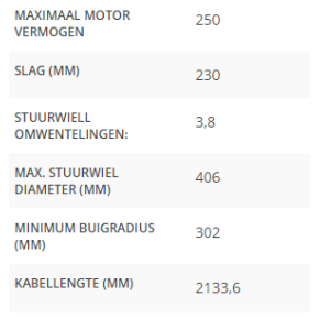 High stuurkabel 7 ft.