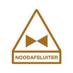 STICKER NOODAFSLUITER+AFB.BRUI